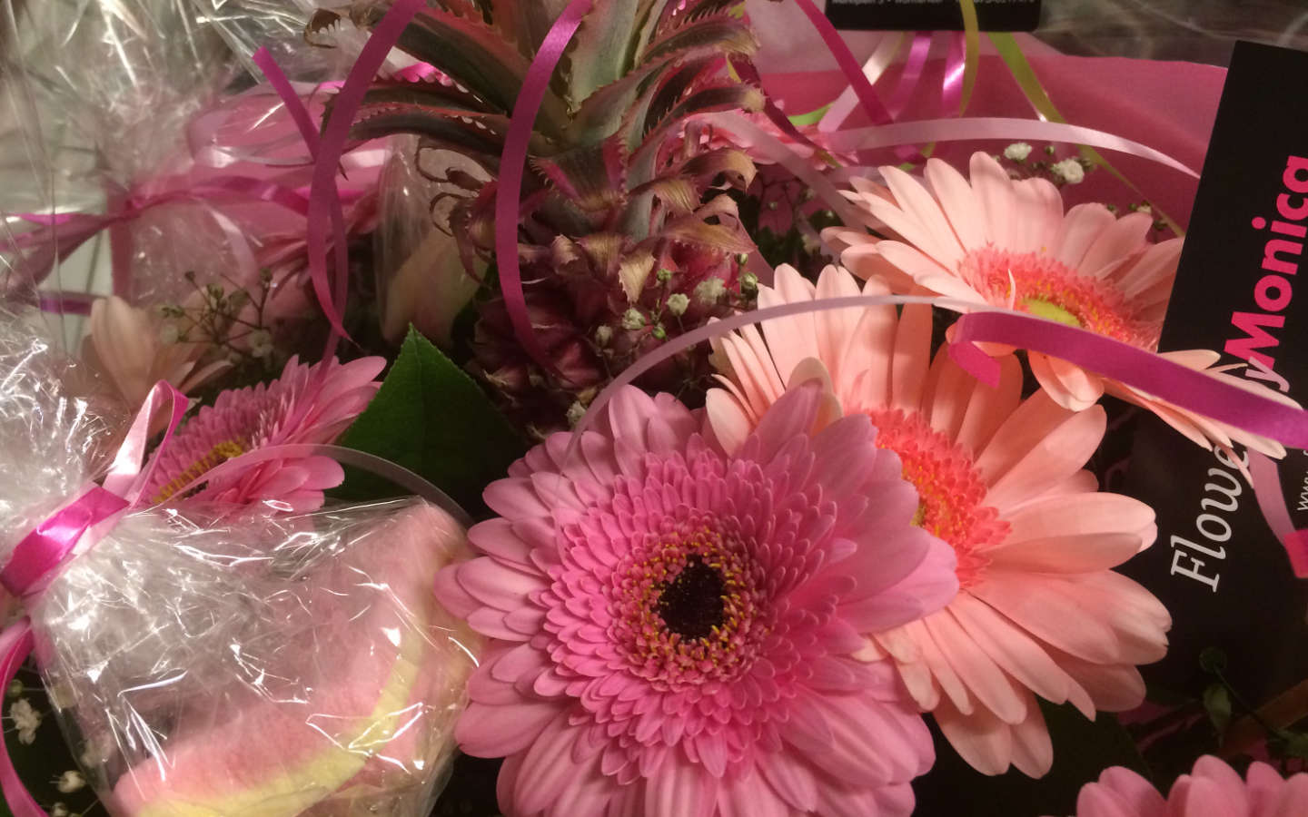 Over Flowers by Monica